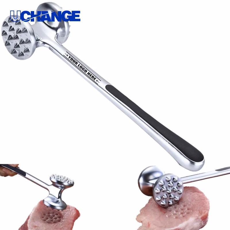 Long-Handled Zinc Alloy Meat Tenderiser for Cooking