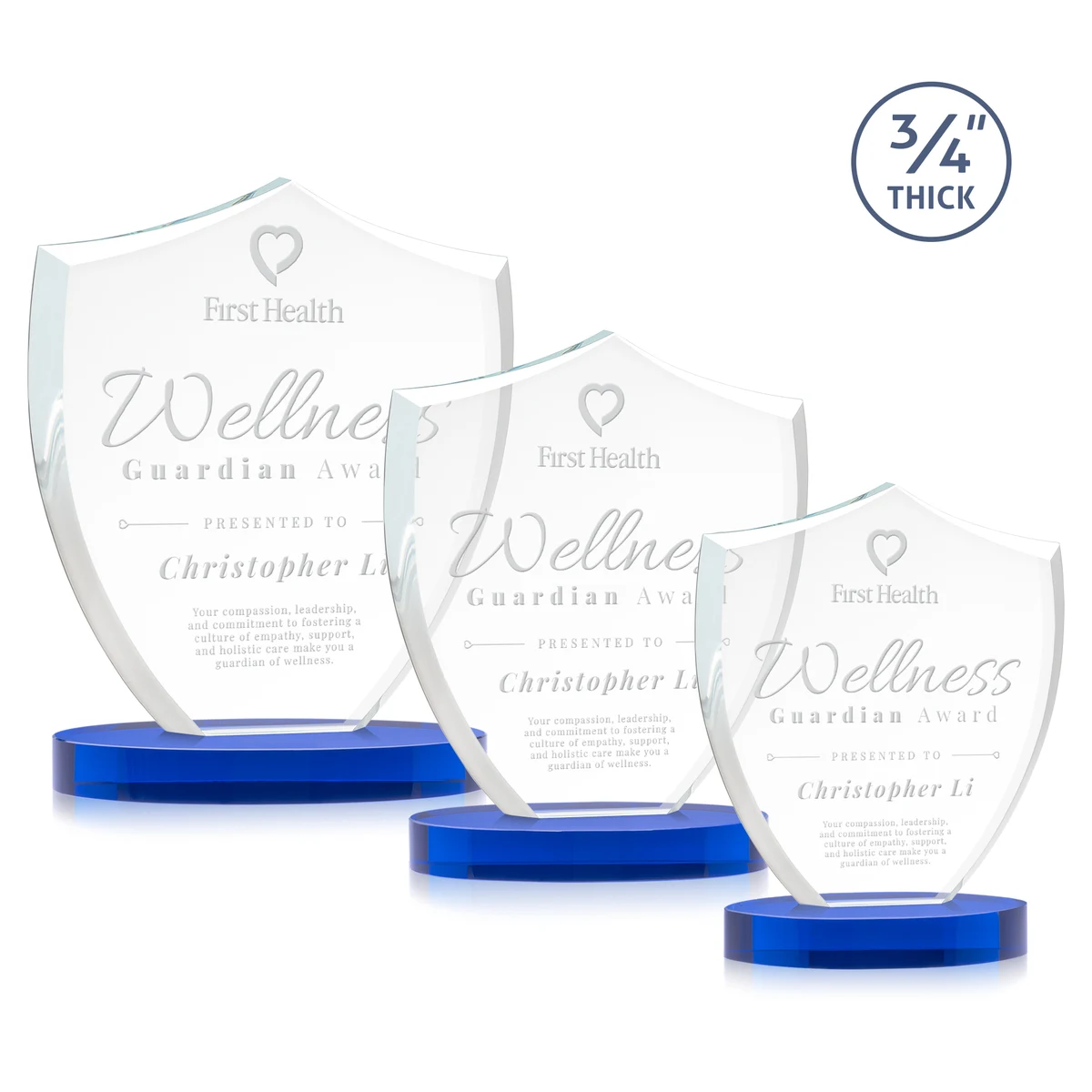 Scudo Shield on Alberton Base - Blue 1