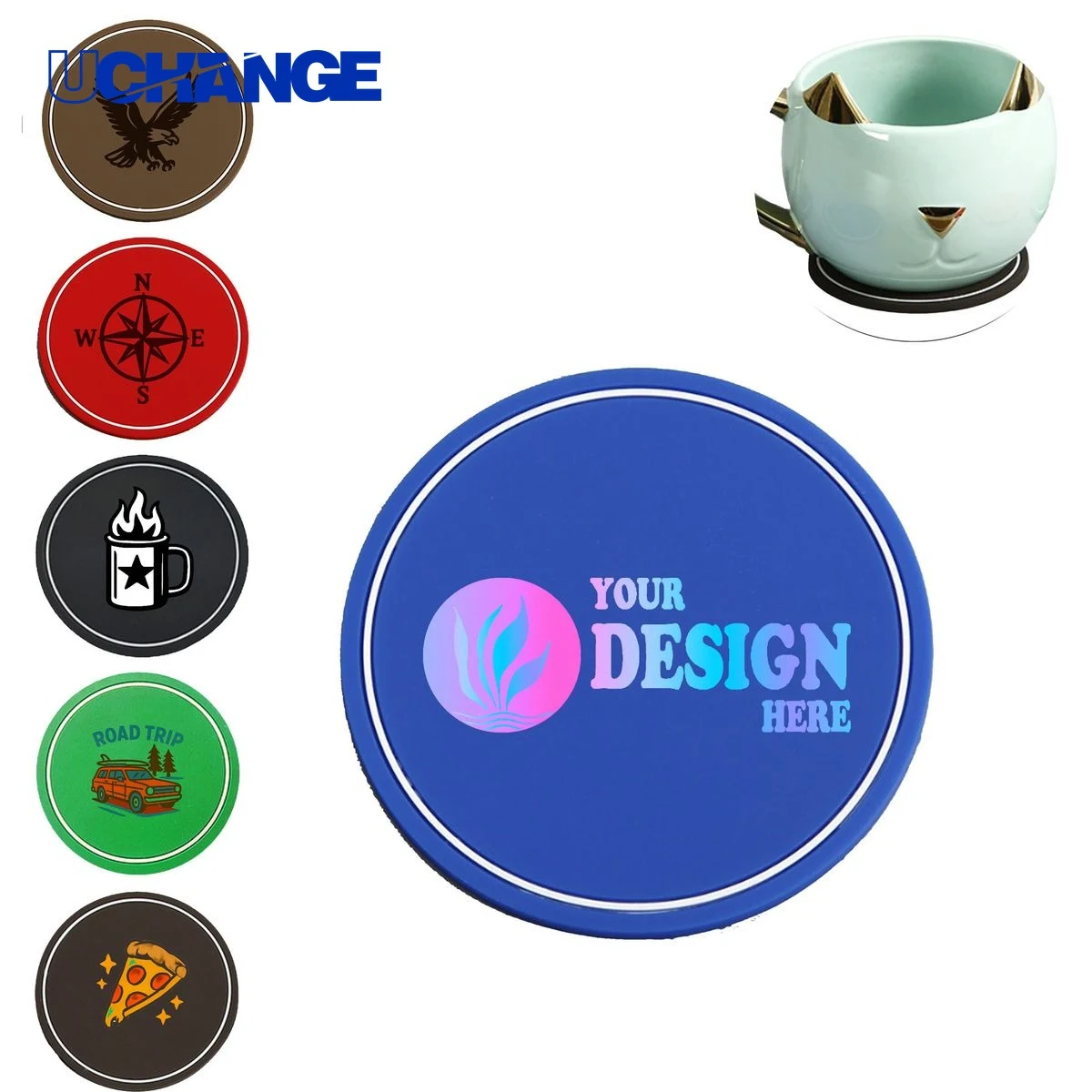 Custom PVC Coaster for Table and Bar Use 1
