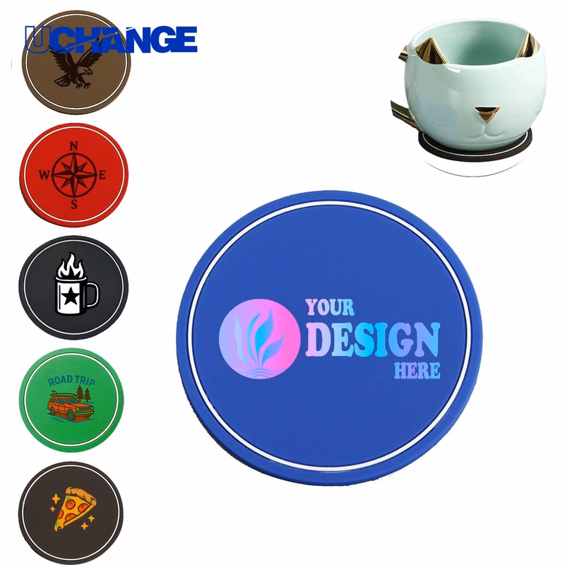 Custom PVC Coaster for Table and Bar Use