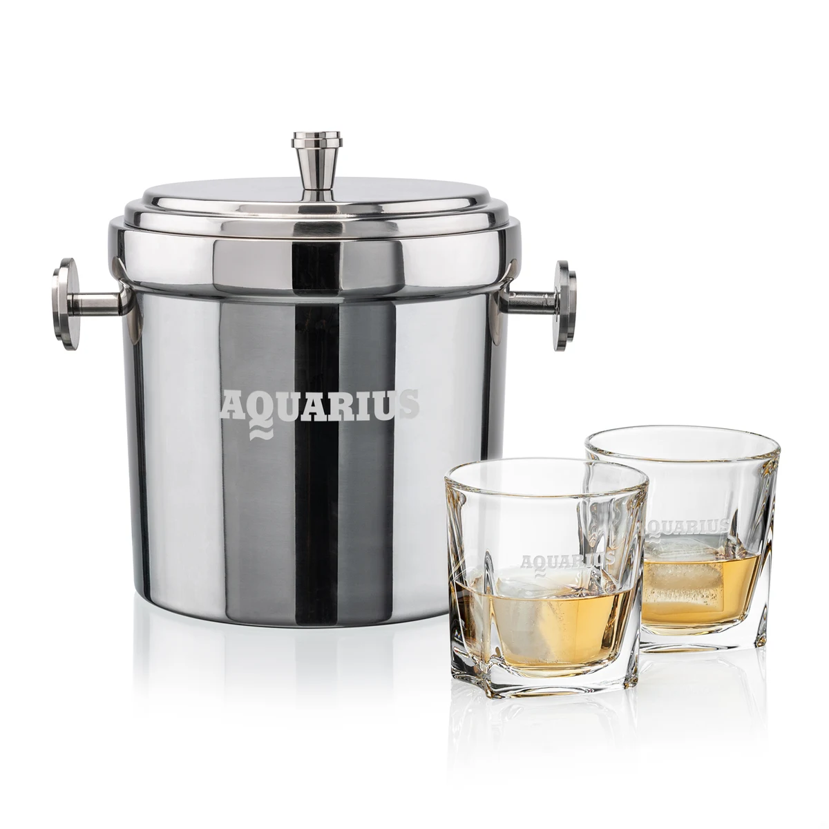 Milano Ice Bucket & Riddell On-the-Rocks Set 1