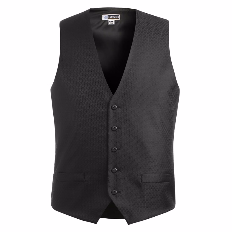 Mens Diamond Brocade Vest
