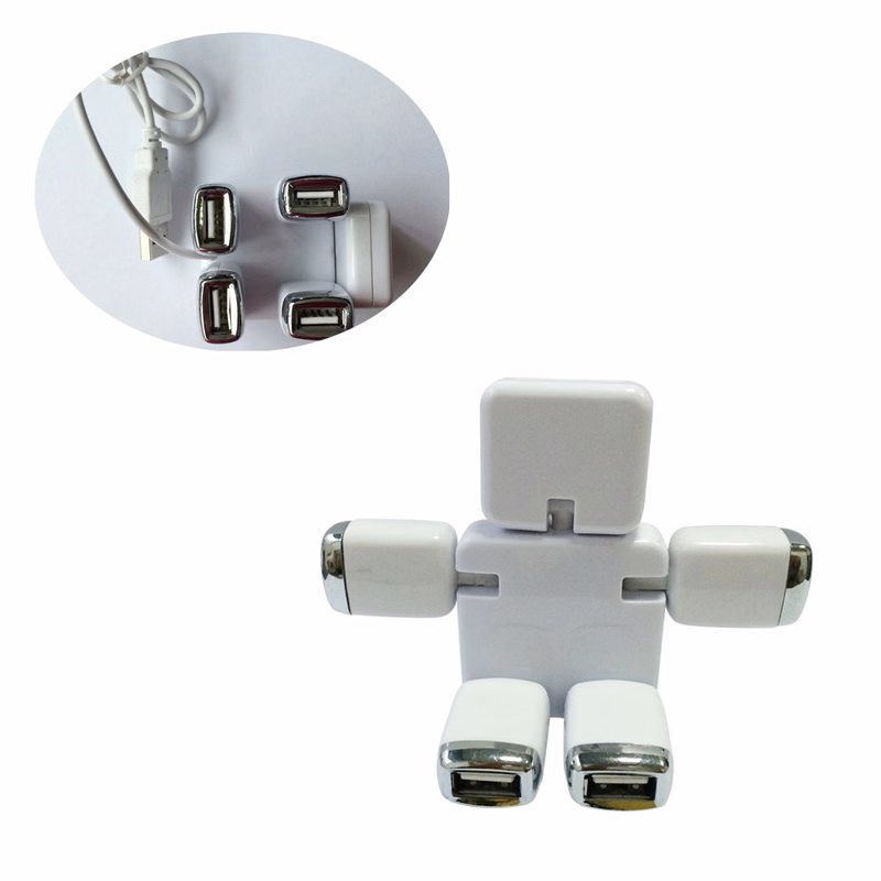 2.0 USB Hub 4 Port Robot Man Shape Human Hub