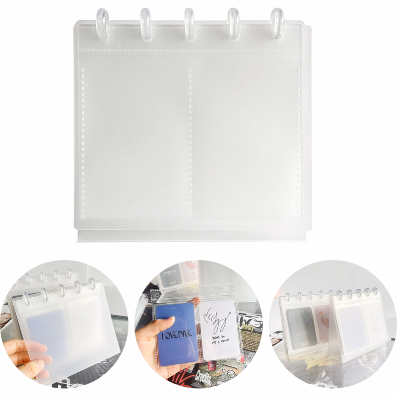 Plastic Photo Card Album Calendar Style
