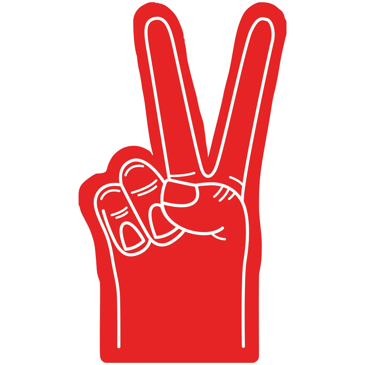 6.5" Peace/Victory Hand 1
