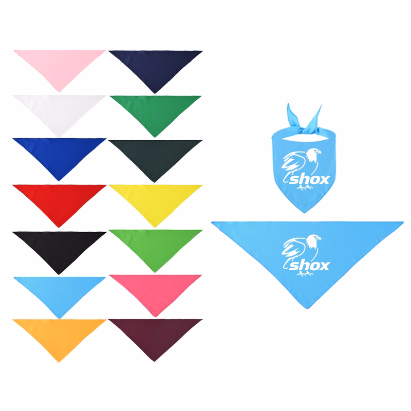 MOQ 20 Pet Gog Polyester Saliva Towel Triangle Scarf