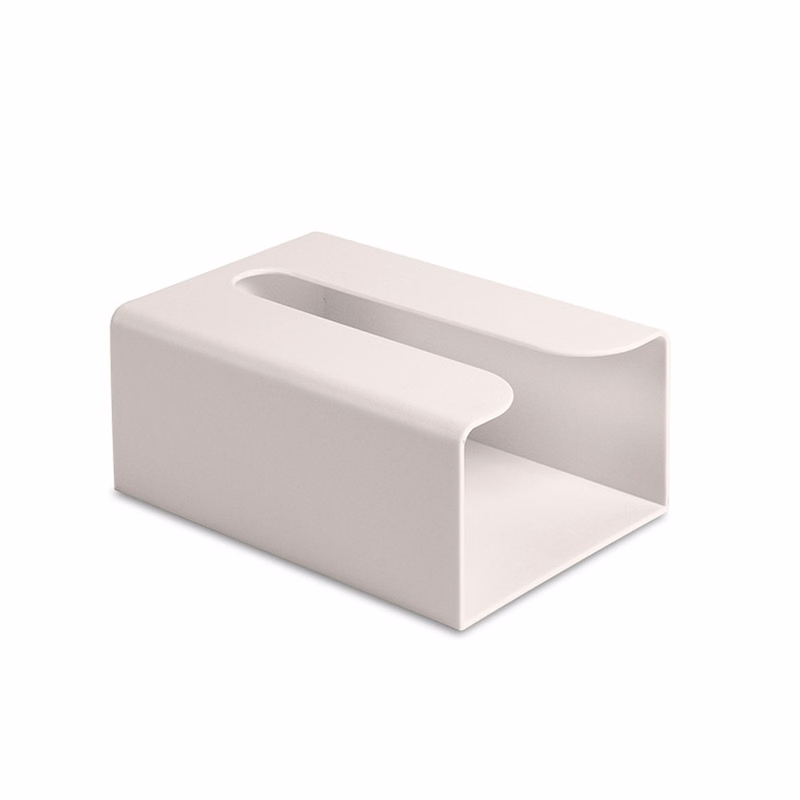 Wall-mounted adhesive tissue box