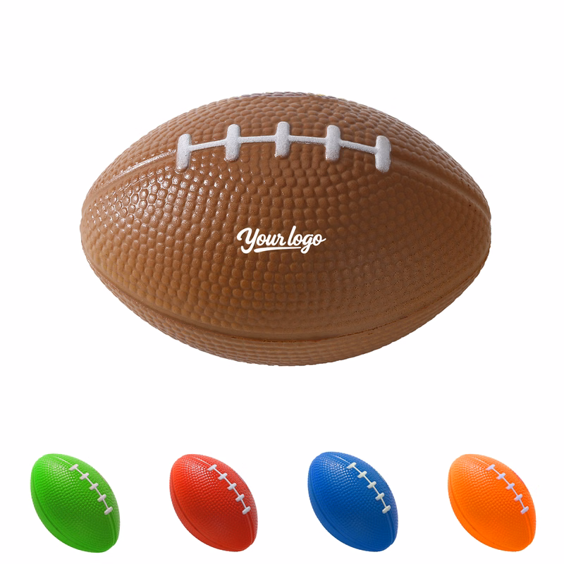 Squeeze PU Foam Rugby Ball Stress Reliever