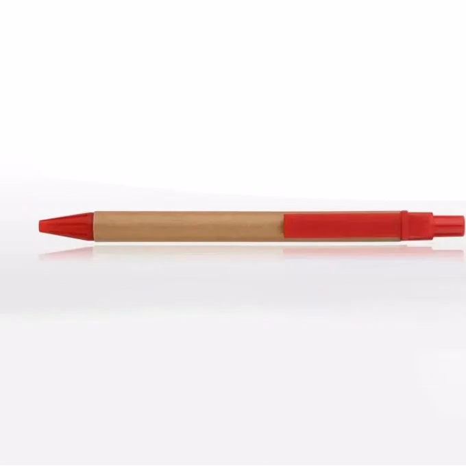 Custom Eco-friendly Kraft Paper Press-type Ballpoint Pen