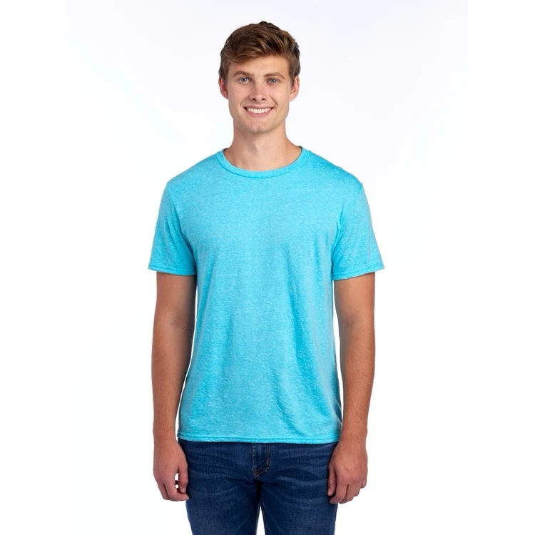 JERZEES Snow Heather Ring-Spun Unisex T-Shirt 1