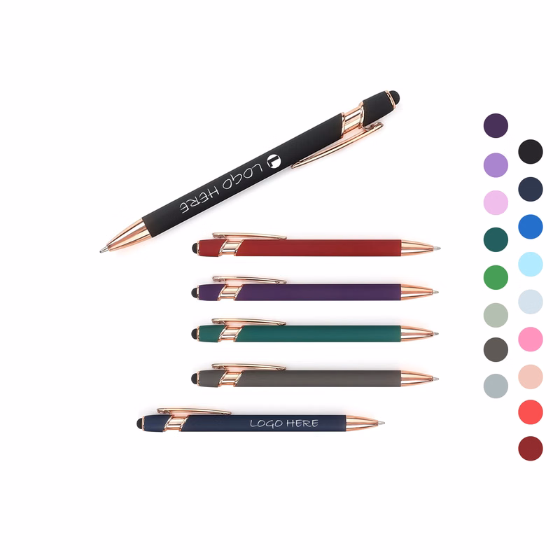 Metal Barrel Push-Button Ballpoint Pen