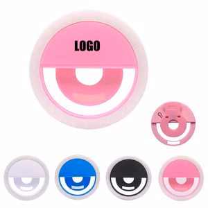 Bright Rechargeable Portable Clip-on Selfie Ring Fill Light