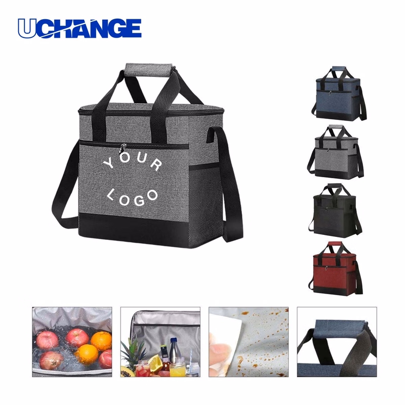 15L Oxford Cloth Cooler Bag with Waterproof Exterior for Outdoor Use