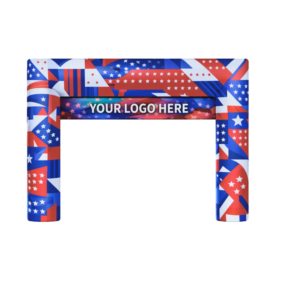 10' Cold Air Arch Square w/ Banner 1