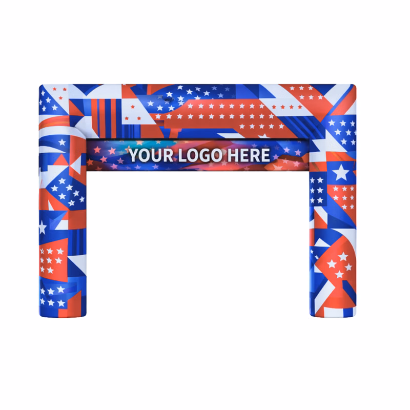 10' Cold Air Arch Square w/ Banner
