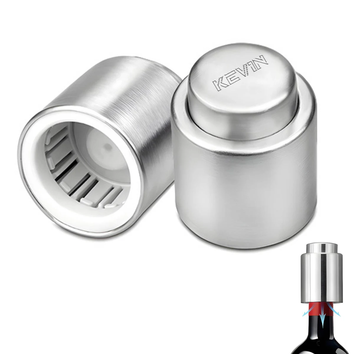 Stainless Steel Vacuum Wine Stopper 1