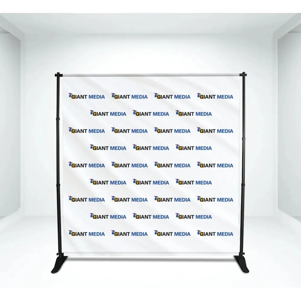 Adjustable Banner Frame Package with premium stand (8' x 8') 1