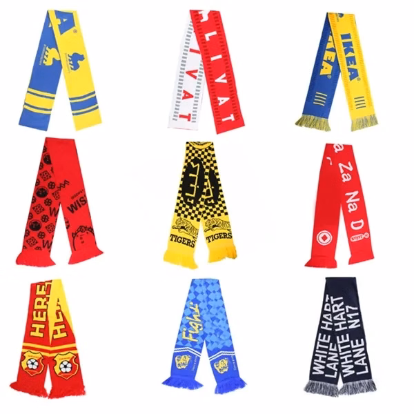Custom Oversized Sports Fan Scarf with Team Branding — Supporter Apparel