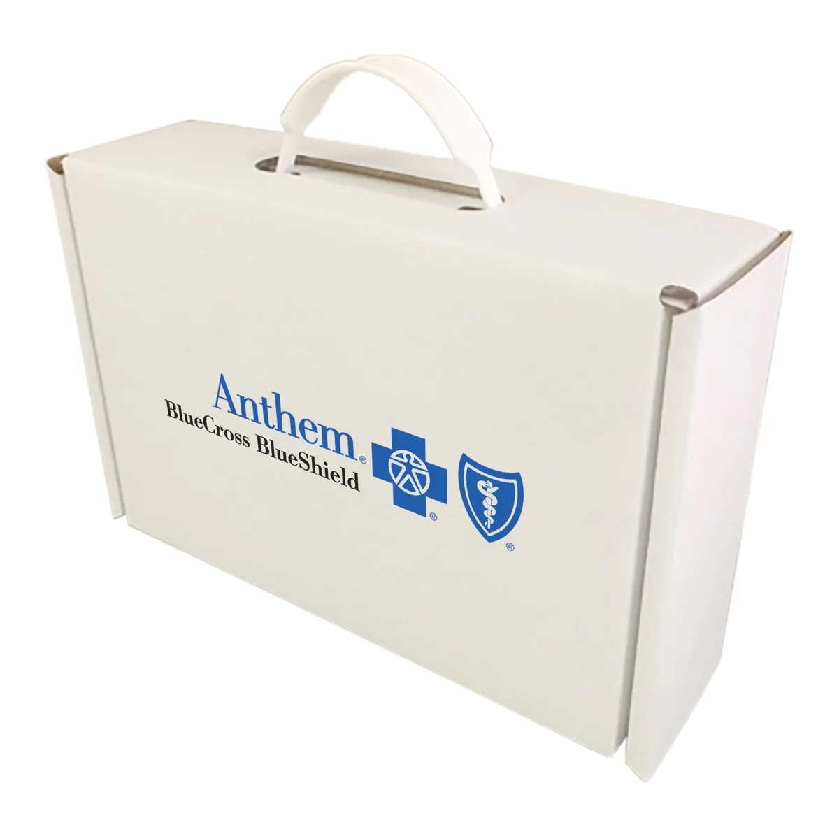 9 3/4" x 6 3/4" x 2 3/4" - B-Flute Box with Handle 1