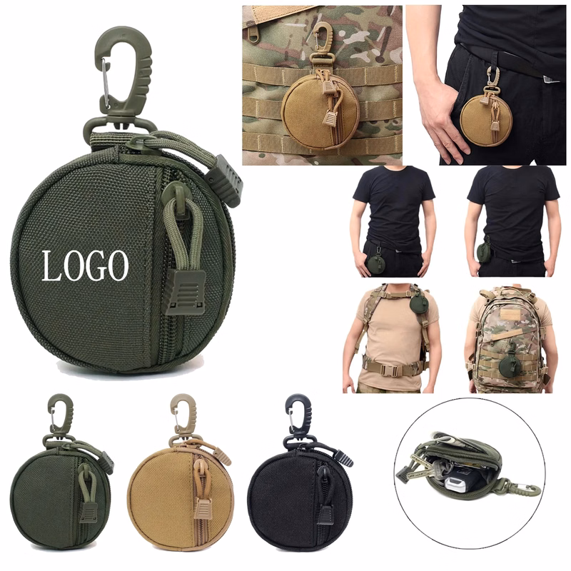 Portable Mini Coin Pouch Key Holder Waist Bag