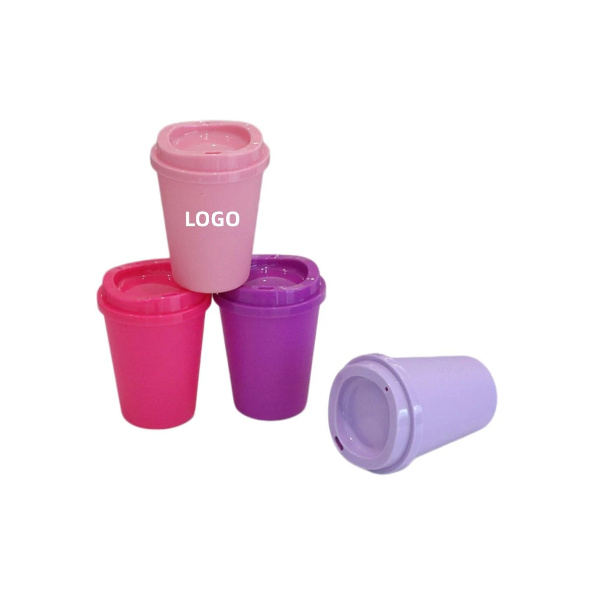 Reusable 12oz Leak-Proof PP Cup 1