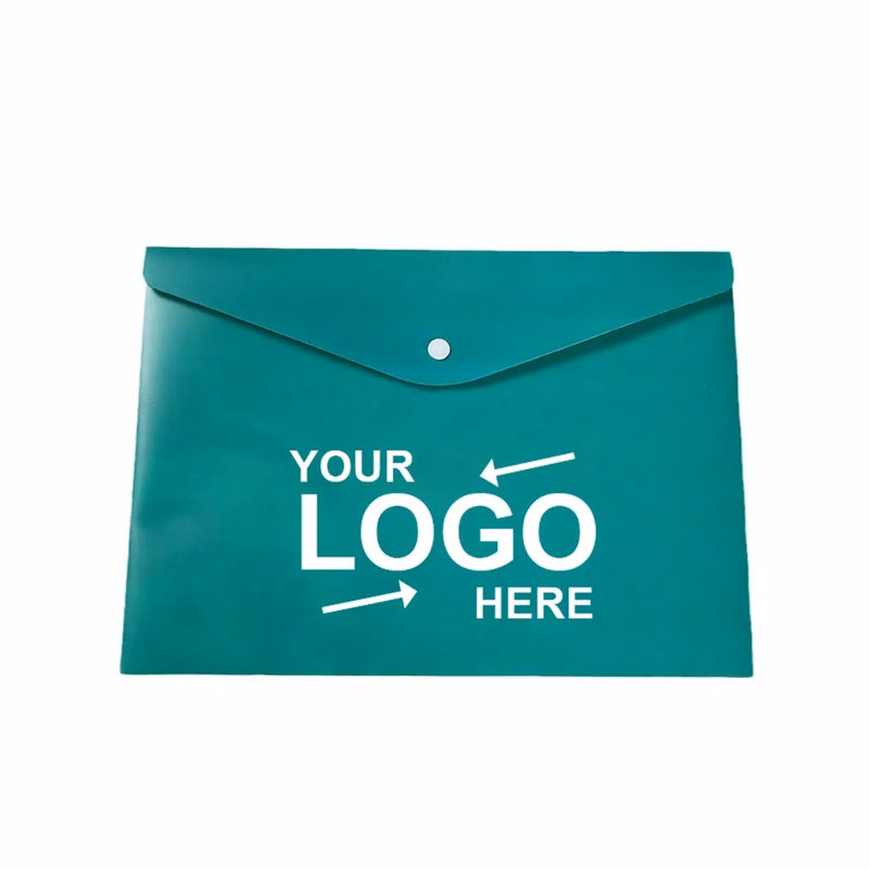 Document Envelope With Snap Closure