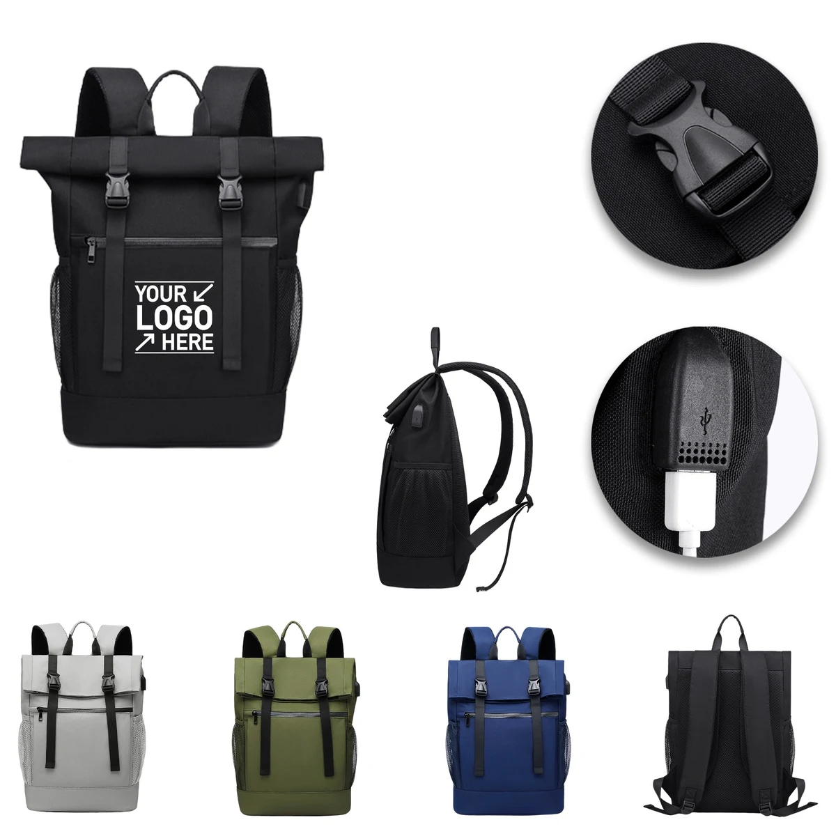 Polyester Extendable Backpack 1