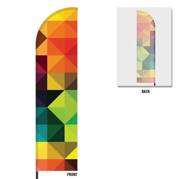 Flex Banner™ Flag Only, Single-Sided 17' Advetising Feather Flag 1