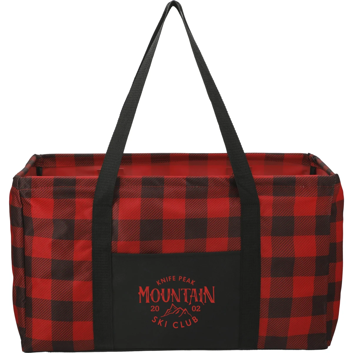 Buffalo Plaid Utility Tote 1