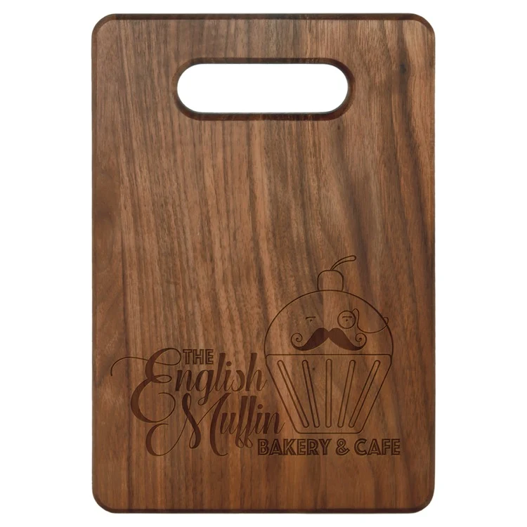 9" x 6" Walnut Cutting Board 1