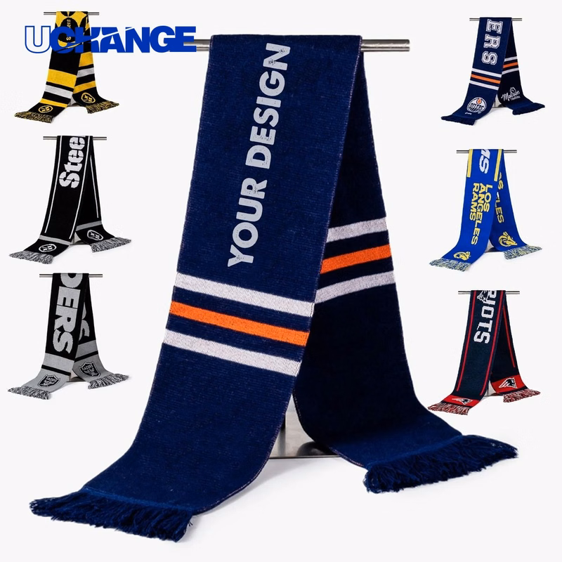 Jacquard Football Fan Scarf