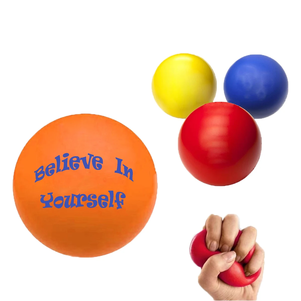 1.97 Inches Inspirational Round Stress Reliever Ball 1