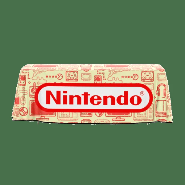 48 Hour Rush 6' Full Color Drape Table Throw 1