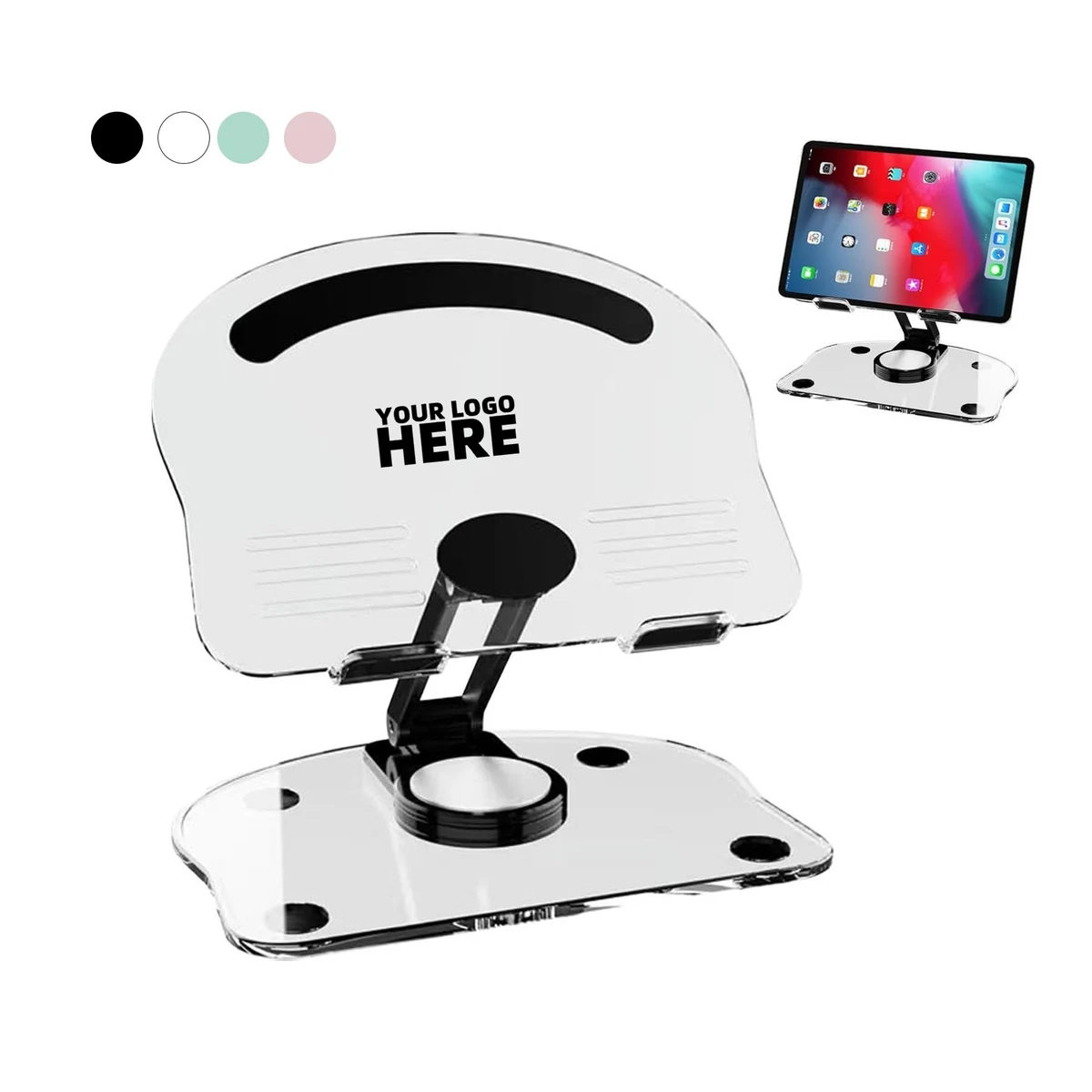 360 Degree Acrylic Tablet Stand 1