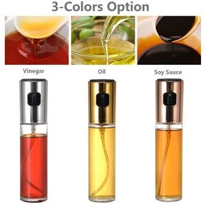 Cooking Oil Sprayer Bottle Dispenser With ABS Plastic Lid 1
