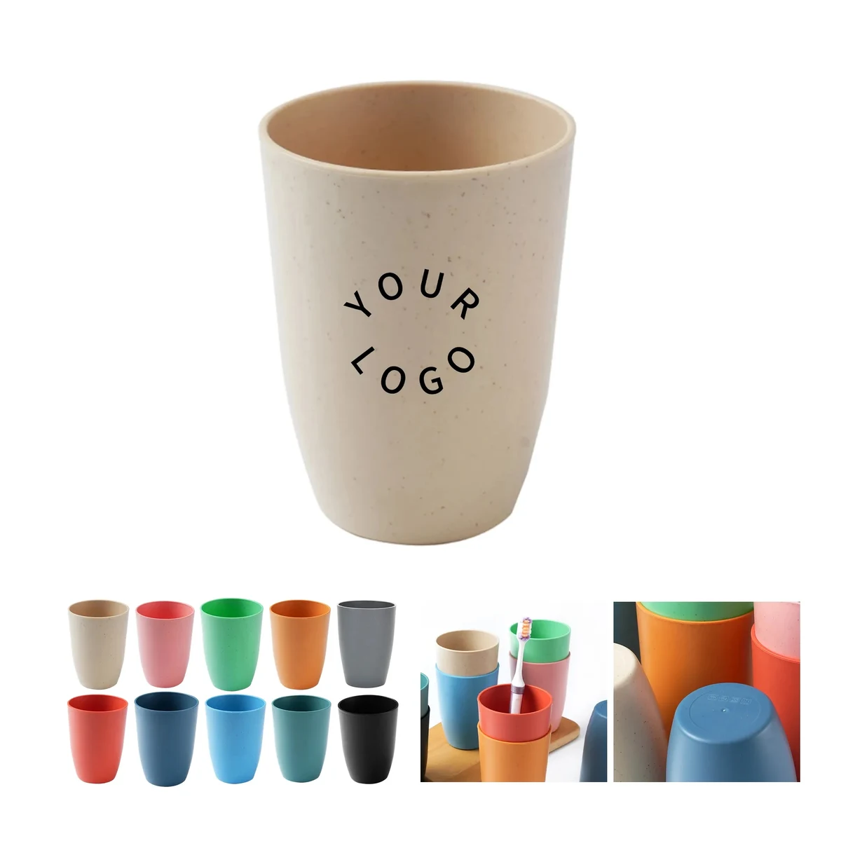 Biodegradable Wheat Straw Cup 1