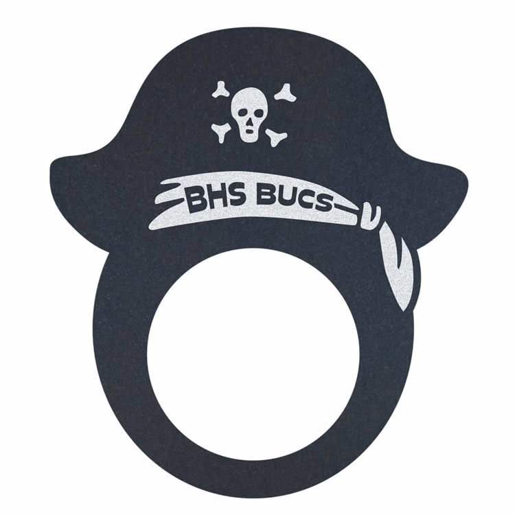 12" Foam Pirate Hat Visor