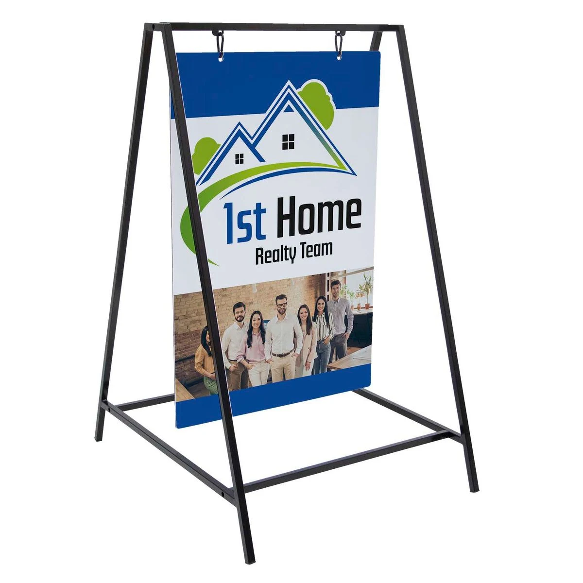 Aluminum Swing A-frame Imprinted Kit (Double-Sided) 1