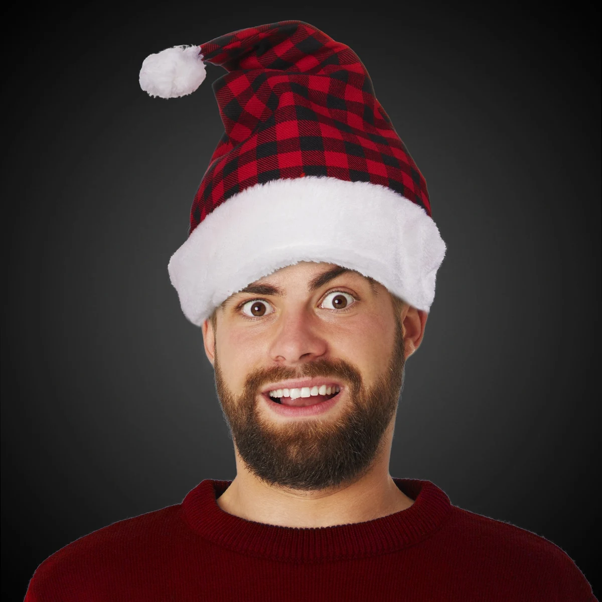 Plaid Santa Hat 1
