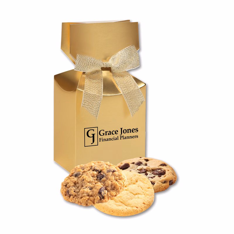 Homestyle Cookies in Gold Premium Delights Gift Box