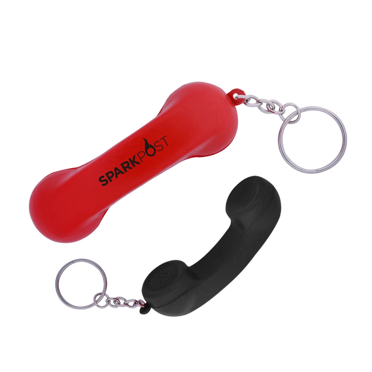 Free Shipping Stress Relievers - Telephone Receiver Key Chain(Stress Ball) 1