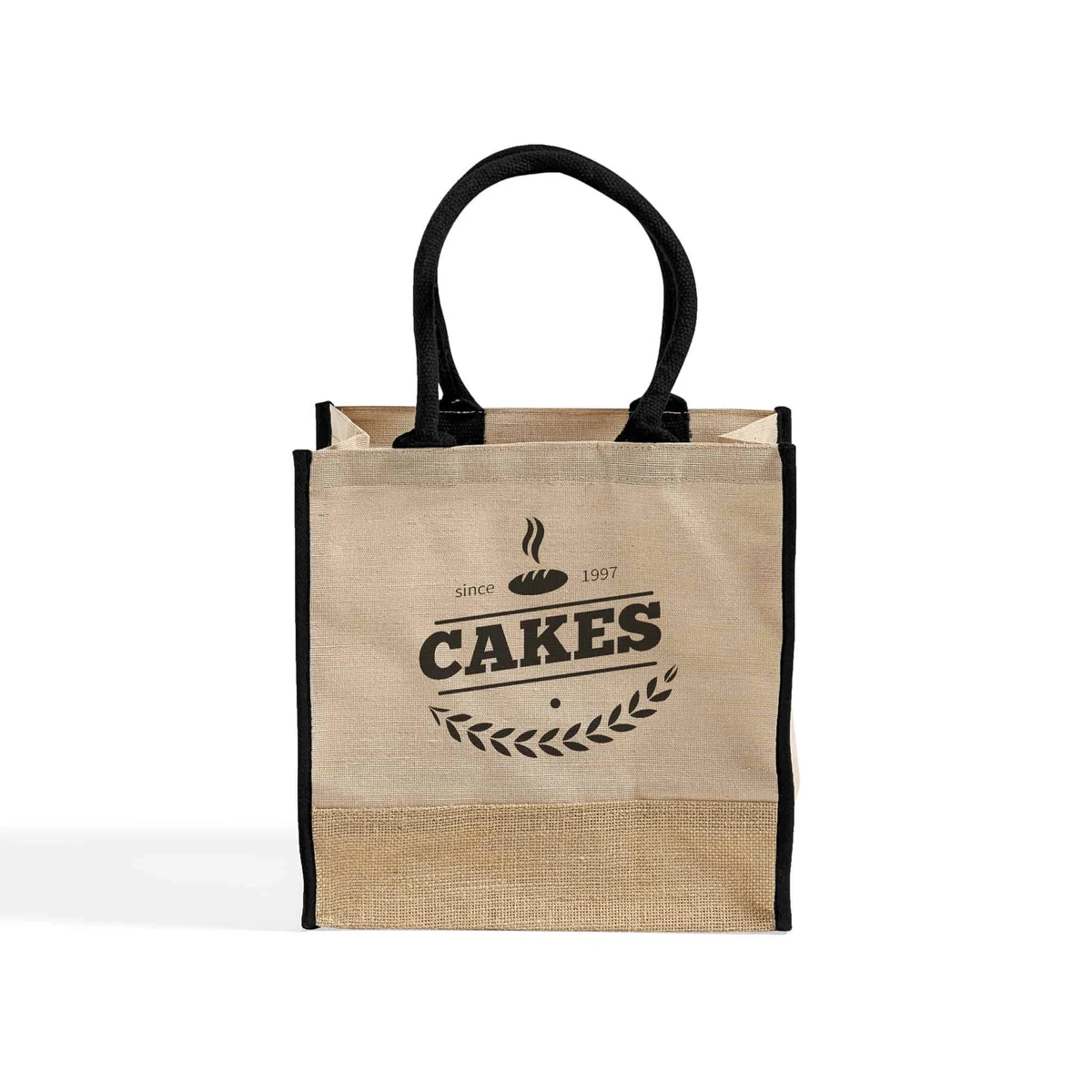 Juco Square Tote Bag, custom tote bag with logo imprint 1