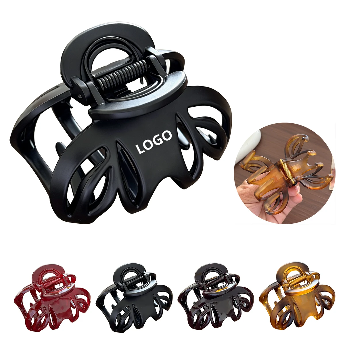 Strong Hold Hair Jaw Clips 1