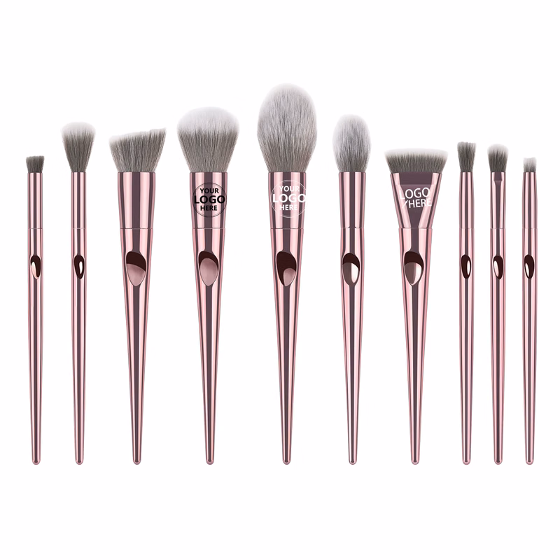 Plastic Makeup Brush Set