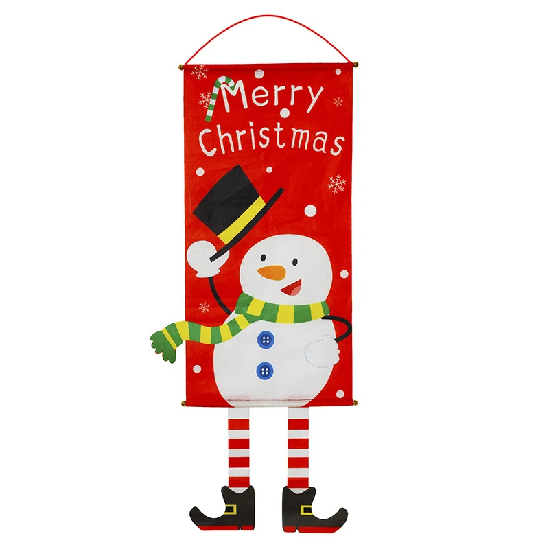 Christmas Hanging OEM Flag Wall Decoration 1