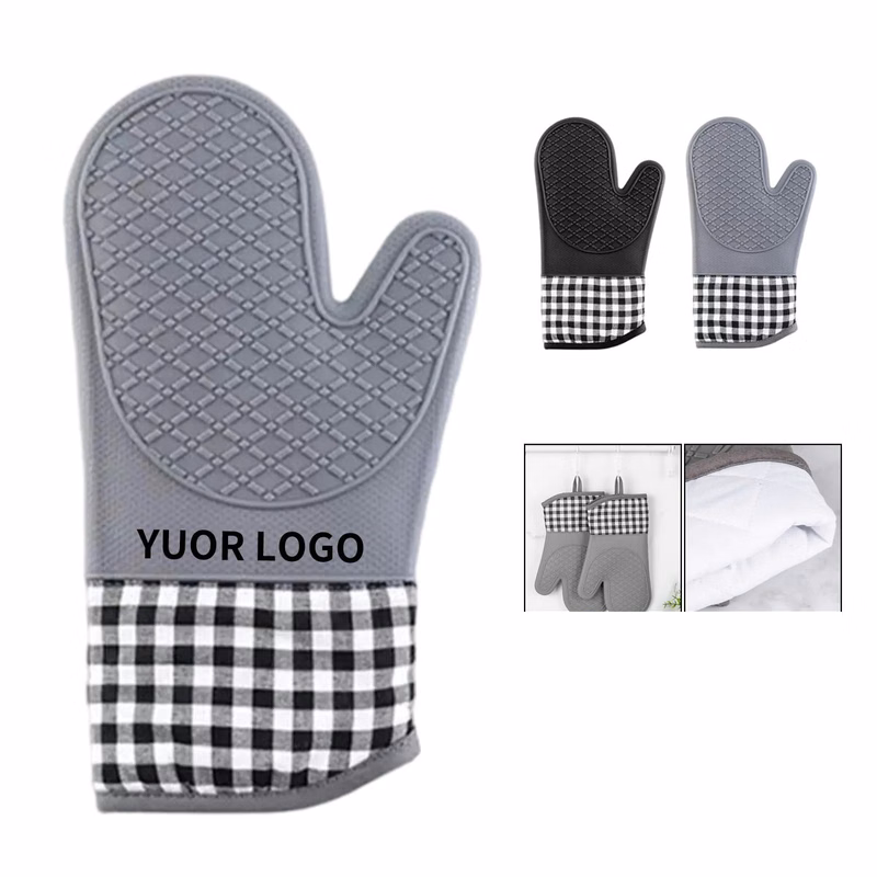 Non Slip Silicone Oven Gloves Waterproof