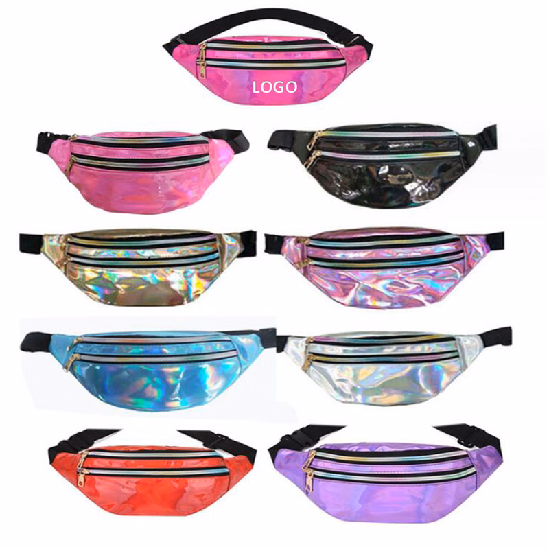 PU Two-Pocket Crossbody / Fanny Bag
