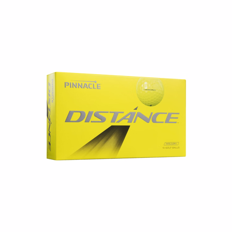 Pinnacle Distance Golf Balls 15-Ball Pack - Yellow
