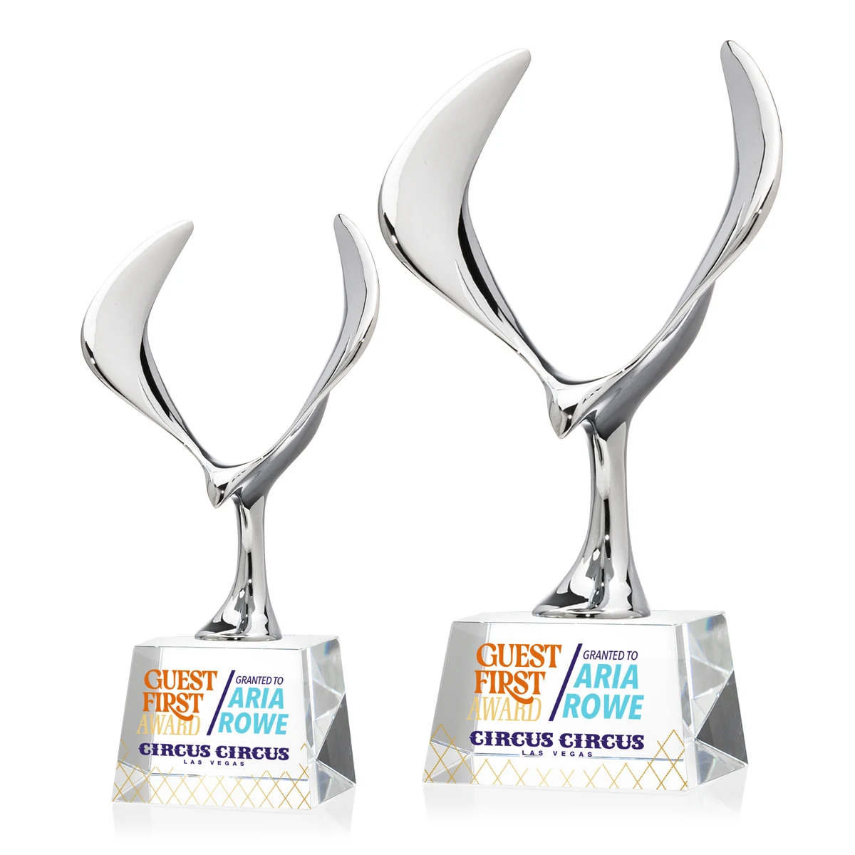 Maverick Eagle VividPrint™ Award on Robson Base - Clear 1