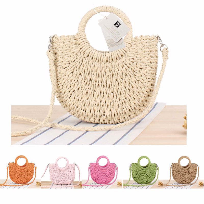 Seaside Woven Hobo – Boho Beach Sling Bag